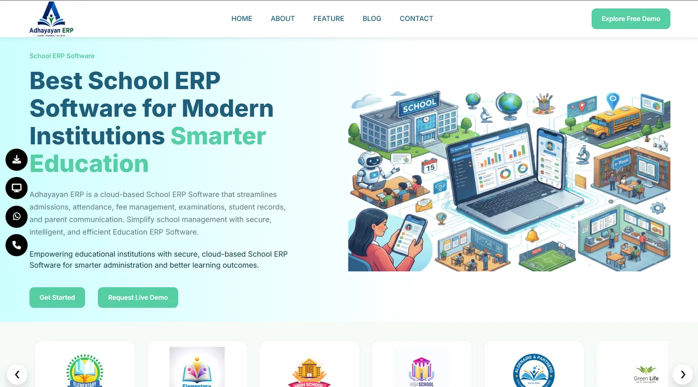 Adhayayan ERP: One dashboard for the whole operation
